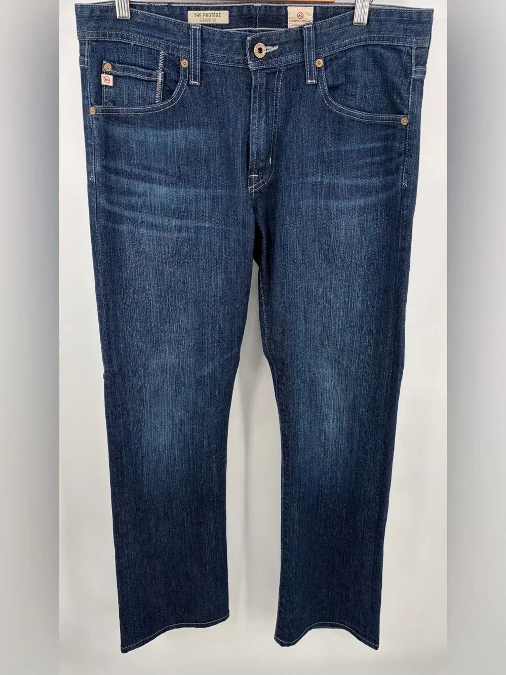 Adriano Goldschmied the protege straight leg dark wash denim jean men’s 32
